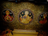 Orthodox Icons on Ceiling of Church in St. Paul and Peter's Cathedral, Constanta, Romania Photographic Print by Cindy Miller Hopkins