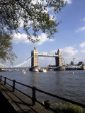 Tower Bridge over the River Thames, London, England Photographie par Bill Bachmann