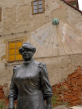 Statue of Marija Juric Zagorka, Zagreb, Croatia Photographic Print by Lisa S. Engelbrecht