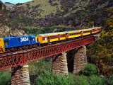 Taieri Gorge Train, near Dunedin, Otago, New Zealand Photographic Print by David Wall