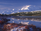 Wonder Lake at Dawn, Denali National Park, Alaska, USA Photographie par Charles Sleicher