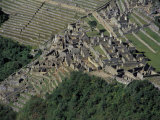 Views of Machu Picchu from Mountain Top, Huayna Picchu, Peru Photographie par Cindy Miller Hopkins