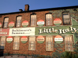 Historic Little Italy Section Signage, Baltimore, Maryland, USA Photographie par Bill Bachmann
