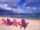 Chairs on the Beach Photographic Print by Bill Bachmann