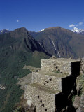 Inca Ruins of Machu Picchu, Huayna Picchu, Peru Photographic Print by Cindy Miller Hopkins