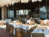 Main Dining Room of the El Cid El Moro Hotel, Mazatlan, Mexico Photographic Print by Charles Sleicher