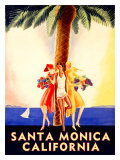 Santa Monica, California Giclée-Druck