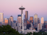 Skyline with Space Needle From Kerry Park, Seattle, Washington, USA Photographic Print by Jamie & Judy Wild