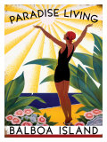 Paradise Living Giclee Print