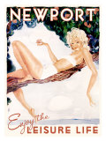 Newport, Enjoy the Leisure Life Giclee Print