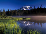 Mt. Rainier Sunrise at Reflection Lake, Mt. Rainier National Park, Washington, USA Photographic Print by Jamie & Judy Wild Mt. Rainier Sunrise at Reflection Lake, Mt. Rainier National Park, Washington, USA Photographic Print by Jamie & Judy Wild