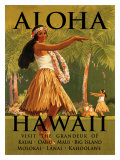 Aloha Hawaii - Giclee Baskı Aloha Hawaii - Giclee Baskı