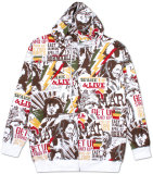 Zip Hoodie: Bob Marley - Bolt T-Shirt
