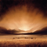 Suffolk Sunset Print by Robert J. Ford