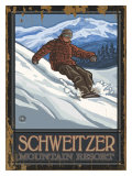 Schweitzer Mountain Resort Lámina giclée Schweitzer Mountain Resort Lámina giclée