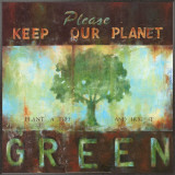 Green Planet Framed Canvas Print by Wani Pasion Green Planet Framed Canvas Print by Wani Pasion