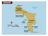 Map of Bonaire, Photographic Print