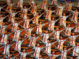 Beijing Olympics Opening Ceremony, Drummer's Performing, Beijing, China Photographic Print