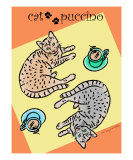Cat Puccino Photographic Print by Lisa Wable