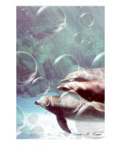 Dolphin Bubbles Photographic Print by Valerie Cooper