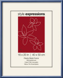 Artis Blue Wood Frame Fits 40 x 50 cm Print Wechselrahmen