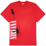 Nirvana - Red Guitar T-shirts