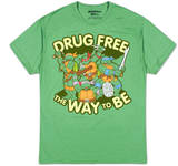 Teenage Mutant Ninja Turtles - Drug Free (Slim Fit) Vêtements