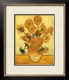 Vase of Fifteen Sunflowers, c.1889 Poster by Vincent van Gogh