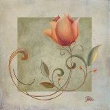 Ornaments in Peach II Poster par Patricia Quintero-Pinto