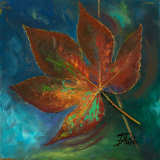 Blue Leaf II Posters par Patricia Quintero-Pinto