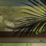 Palm and Stripes II Posters par Patricia Quintero-Pinto