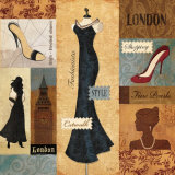 Couture London Kunstdrucke von Veronique 