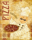 Pizza and Pasta I Plakater af Veronique