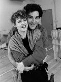 Bernadette Peters and Mandy Patinkin Fototryk i høj kvalitet