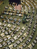 204 Pianos Placed in Semi-Circle around Conductor for Mass Rendition of 204 Pianos Placed in Semi-Circle around Conductor for Mass Rendition of