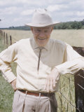 Dwight Eisenhower in Retirement 写真プリント - エド・クラーク