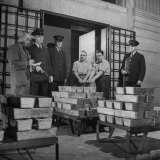 Silver Bars Arriving at Chase National Bank Premium Photographic Print by Herbert Gehr Silver Bars Arriving at Chase National Bank Premium Photographic Print by Herbert Gehr