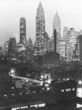 Perfil de Manhattan Lámina fotográfica por Andreas Feininger Perfil de Manhattan Lámina fotográfica por Andreas Feininger