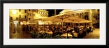 Cafe, Pantheon, Rome Italy プリント - パノラマ写真・
