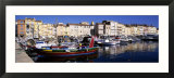 Boats Moored at a Dock, St. Tropez, Provence, France Affiche par Panoramic Images 