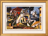 Mediterranean Landscape Print by Pablo Picasso