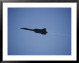 The NASA SR-71 Blackbird flies overhead during an air show Print by Marc Moritsch