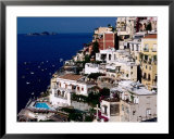 House Terraced into Amalfi Coastline, Positano, Italy Prints by Dallas Stribley