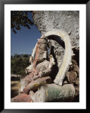 Stone Sculpture Shrine to the Hindu Deity Ganesh Prints by Gordon Wiltsie