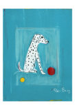 Dalmatian with Red and Yellow Ball Edition limitée par Ken Bailey