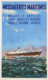 Mess Maritimes - Marseille Antilles Sammlerdrucke von Gachons 