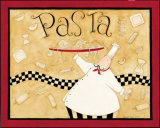 Chef de pâtes Poster par Dan Dipaolo