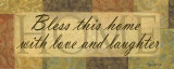 Dreams in Damask, Bless This Home W/ Love and Laughter Posters par Grace Pullen