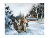 Winter Fun Posters by Lise Auger