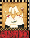 Three Chefs Wine Bistro II Art par Dan Dipaolo